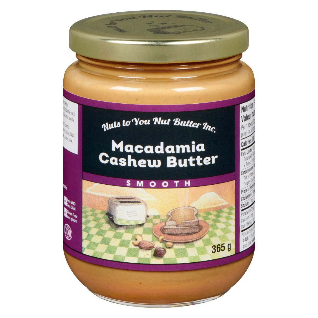 Nuts To You Macadamia Cashew Butter (365g) - Lifestyle Markets