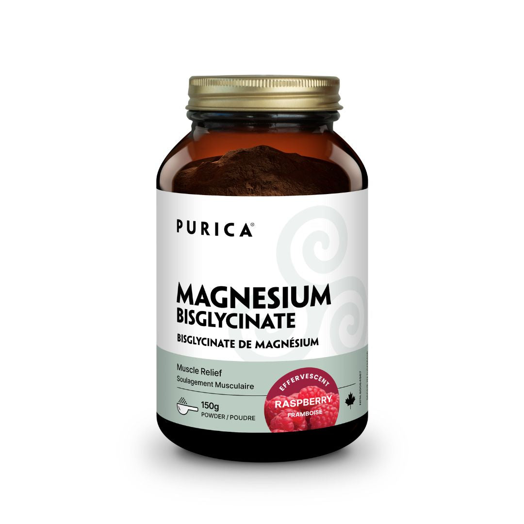 Purica Magnesium Bisglycinate - Raspberry (150g) - Lifestyle Markets