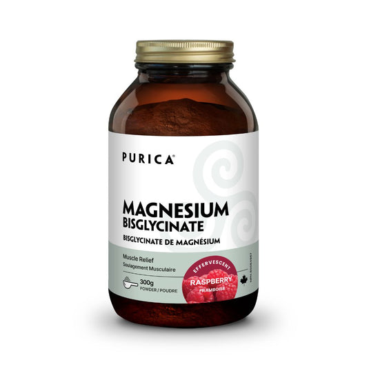 Purica Magnesium Bisglycinate - Raspberry (300g) - Lifestyle Markets
