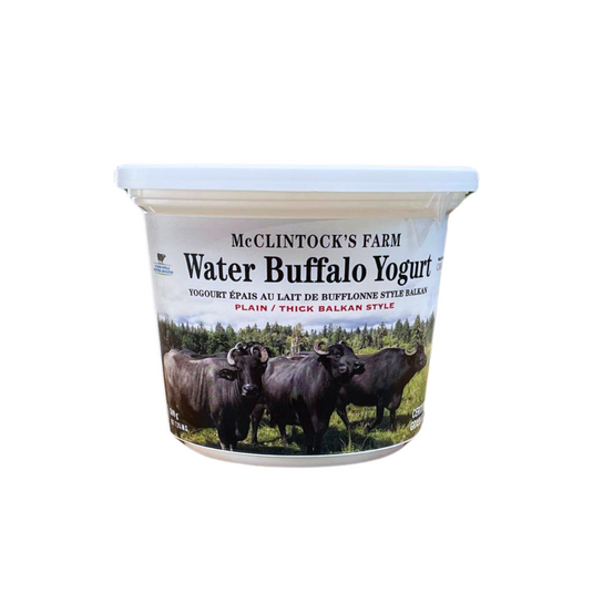 McClintock's Farm Water Buffalo Yogurt Plain/Thick Balkan Style (500g) - Lifestyle Markets