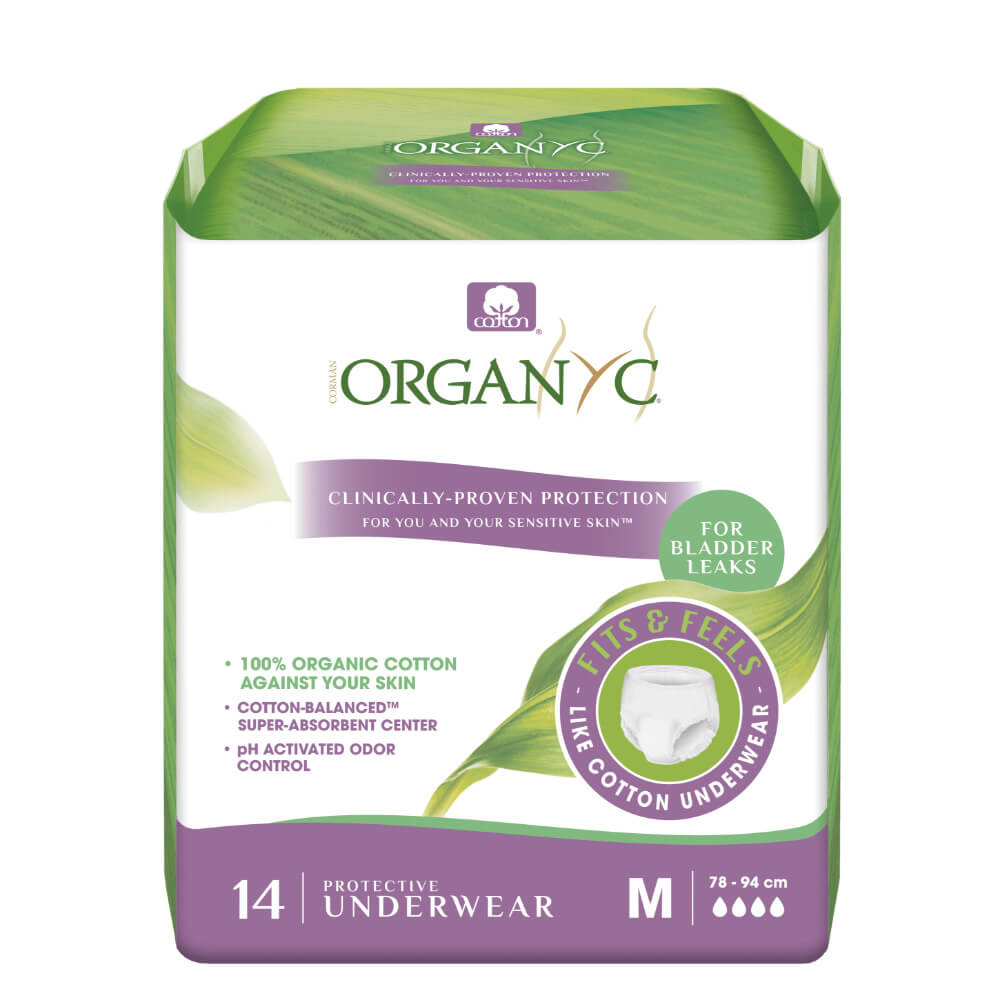 Organyc Protective Underwear - MEDIUM (14ct) - Lifestyle Markets