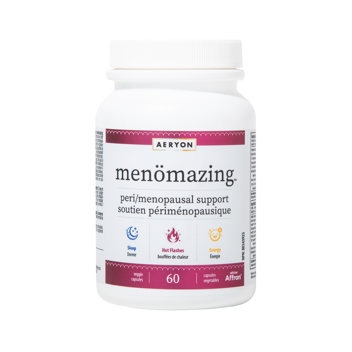Aeryon Wellness Menomazing Peri/Menopause Support (60 VCaps)