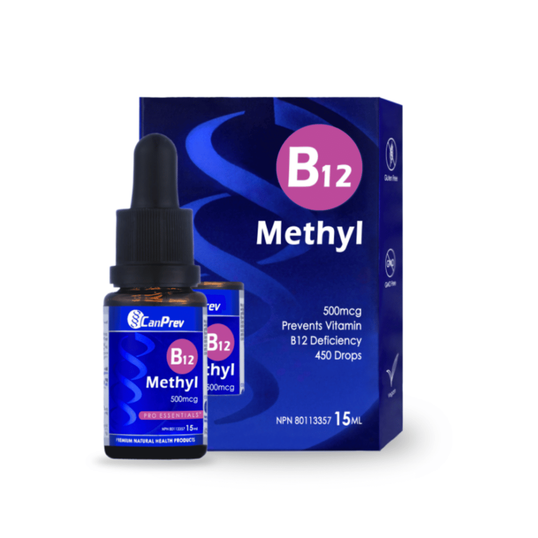 CanPrev Liquid Methyl B12 500mcg (15ml) - Lifestyle Markets