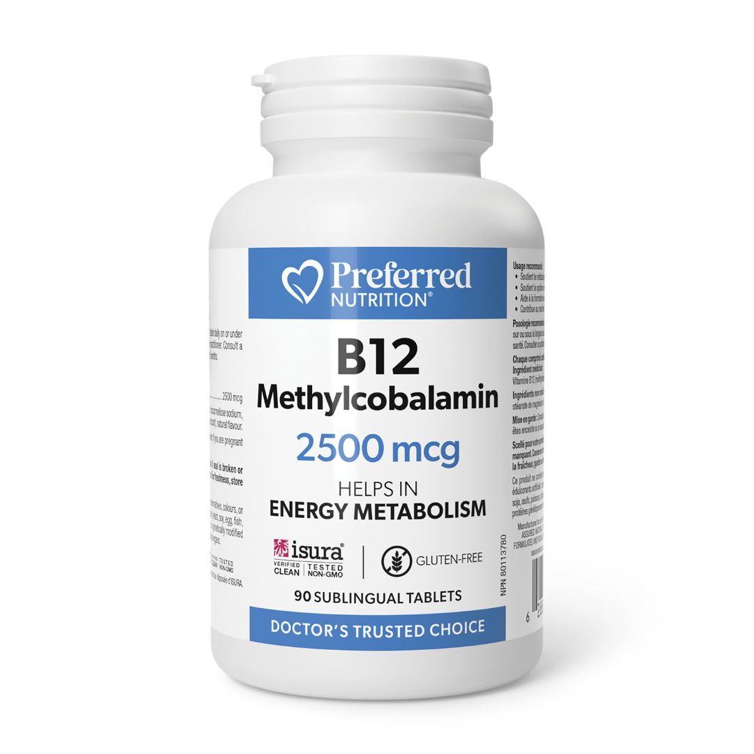 Preferred Nutrition Methylcobalamin B12 2500mcg - Lifestyle Markets