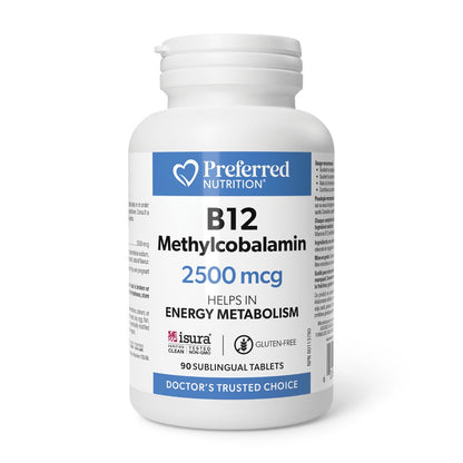 Preferred Nutrition Methylcobalamin B12 2500mcg - Lifestyle Markets