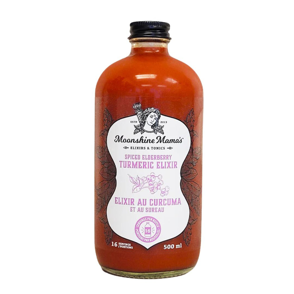 Moonshine Mamas Spiced Elderberry Turmeric Elixir (500ml)