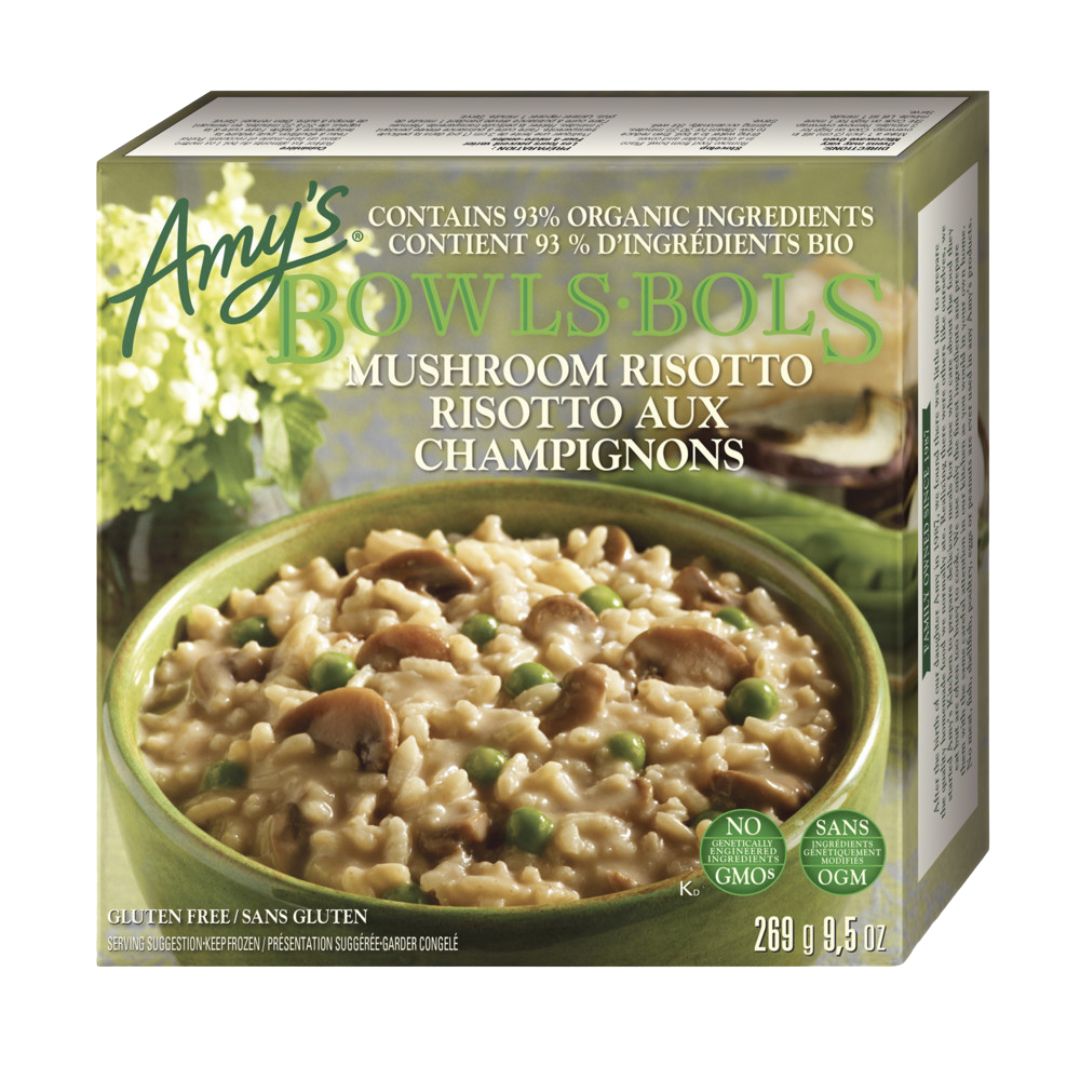 Amy's Bowl Mushroom Risotto (269g) - Lifestyle Markets