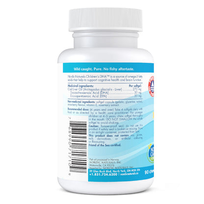Nordic Naturals Children's DHA (90 Sgels) - Lifestyle Markets