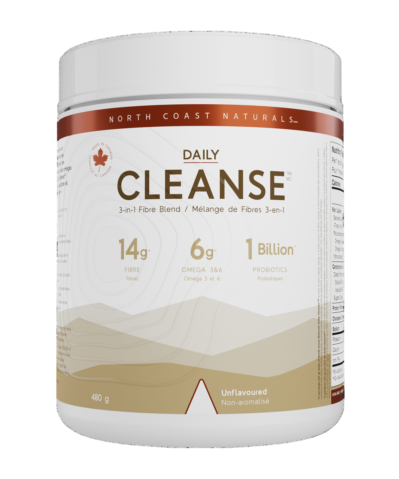 North Coast Naturals Daily Cleanse supplement container on a white background