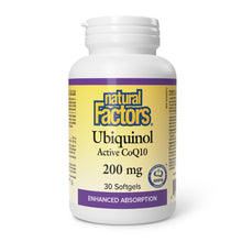 Natural Factors Ubiquinol Active CoQ10 (200mg)