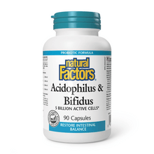 Natural Factors Acidophilus & Bifidus (90 Caps) - Lifestyle Markets