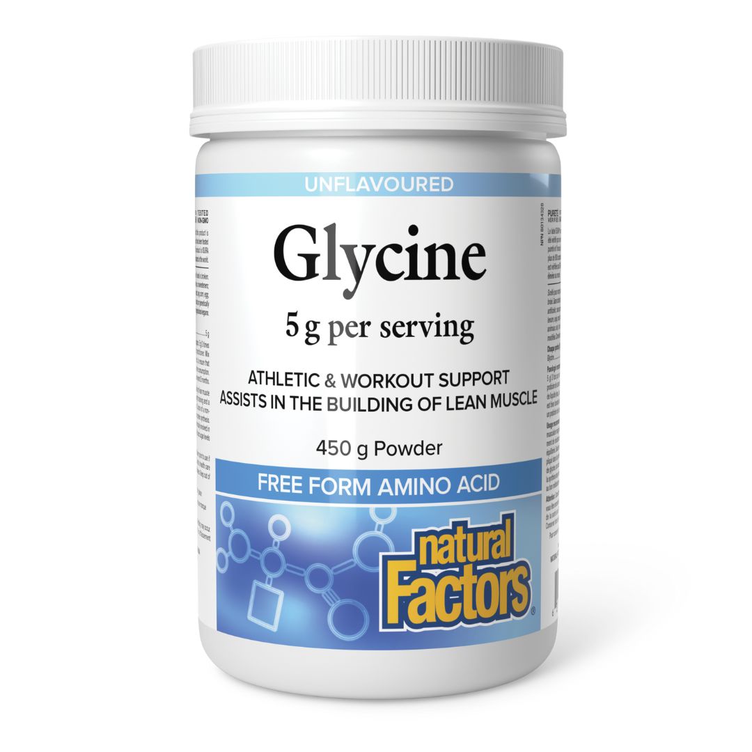 Natural Factors Glycine (450g) - Lifestyle Markets