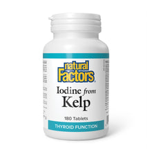 Natural Factors Iodine from Kelp (180 Tabs) - Lifestyle Markets