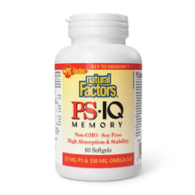 Natural Factors PS IQ Memory (60 Softgels) - Lifestyle Markets