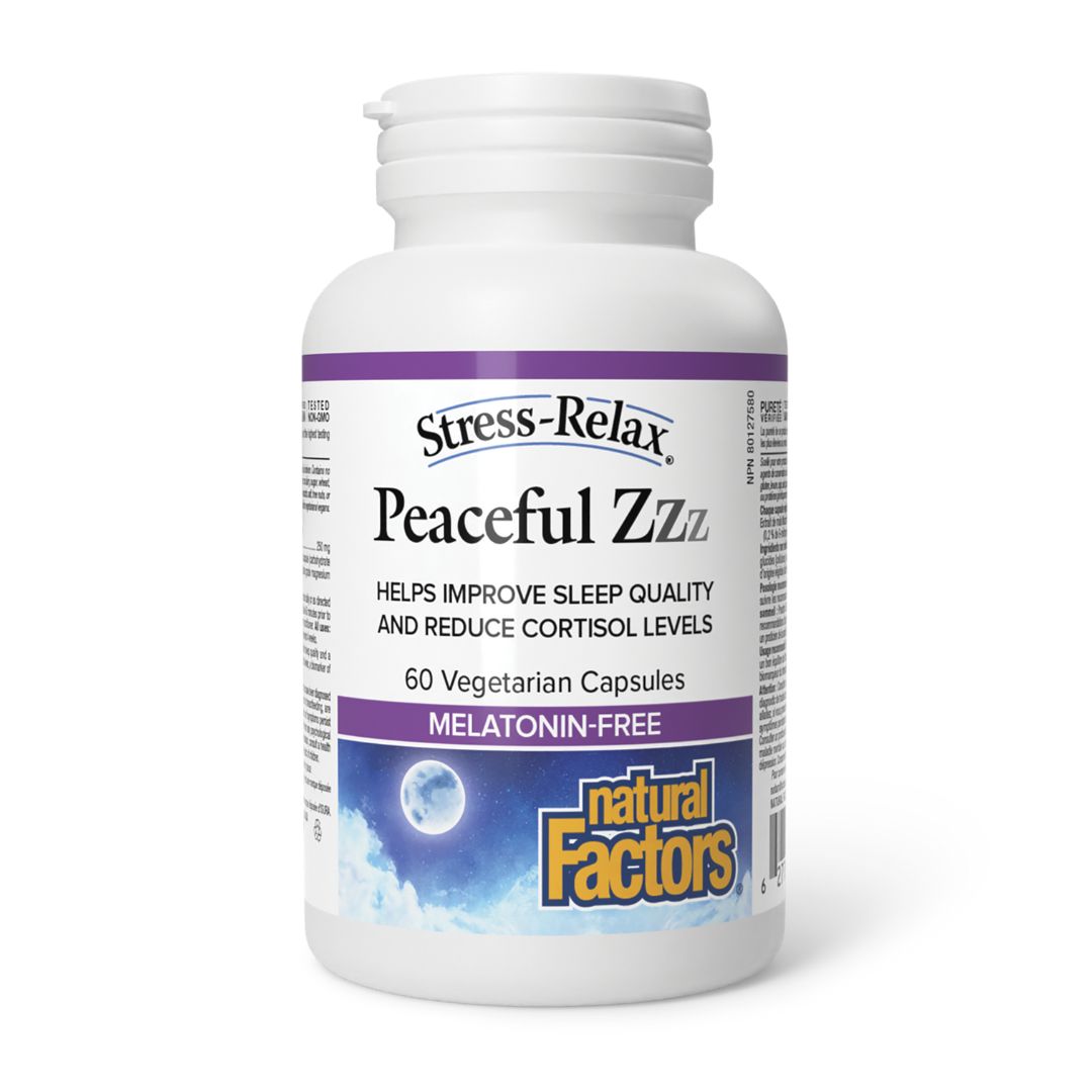 Natural Factors Peaceful Zzz (60 VCaps) - Lifestyle Markets