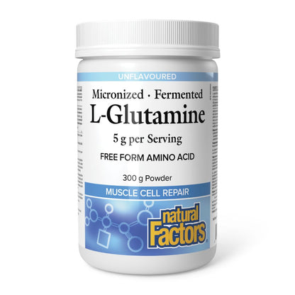 Natural Factors Micronized L-Glutamine - Unflavoured