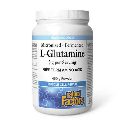 Natural Factors Micronized L-Glutamine - Unflavoured