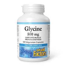 Natural Factors Glycine 500mg (120 VCaps)