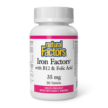 Natural Factors Iron Factors (35mg) (90 Tablets)