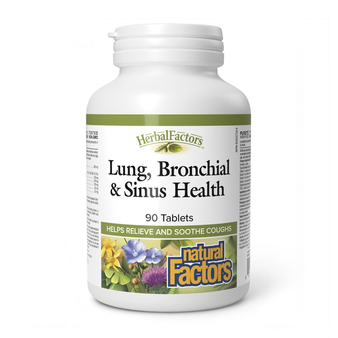 Natural Factors Lung Bronchial & Sinus Health (90 Tablets)