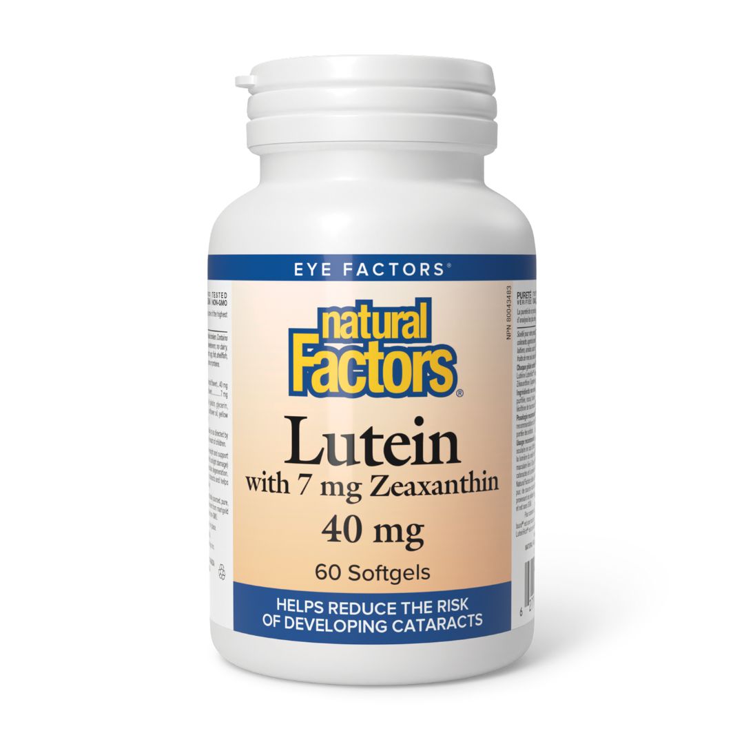 Natural Factors Lutein (40mg) (60 SoftGels)