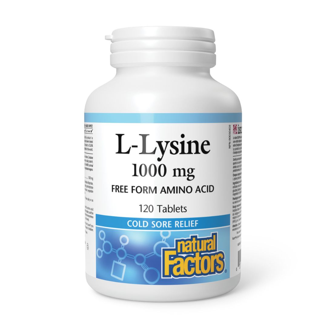Natural Factors L-Lysine (1000mg) - Lifestyle Markets