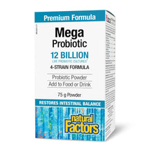 Natural Factors Mega Probiotic Powder (75g) - Lifestyle Markets