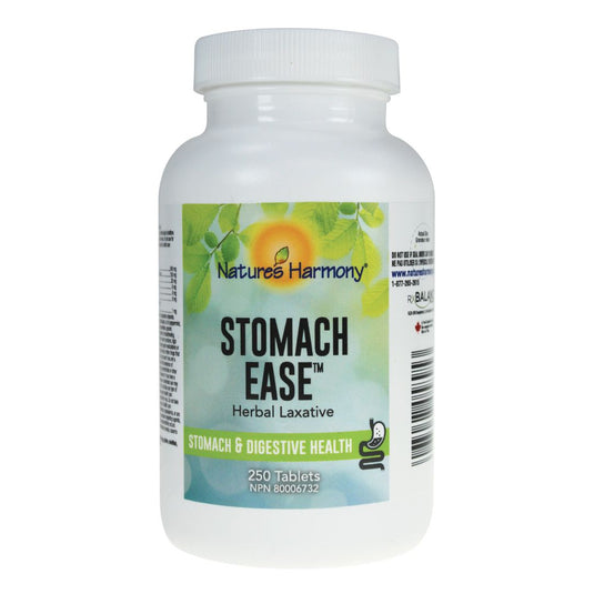 Nature's Harmony Stomach Ease Herbal Laxative (250tabs) - Lifestyle Markets