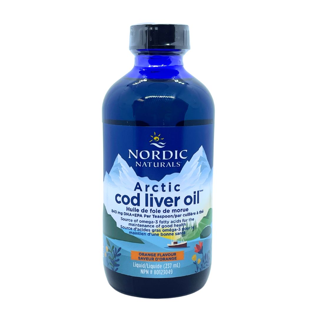 Nordic Naturals Arctic Cod Liver Oil Liquid - Orange (237ml) - Lifestyle Markets