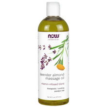 Now Lavender Almond Massage Oil (473ml) - Lifestyle Markets
