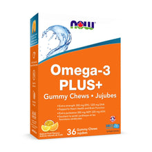 Now Omega-3 Plus Gummy Chews (36 Gummies) - Lifestyle Markets
