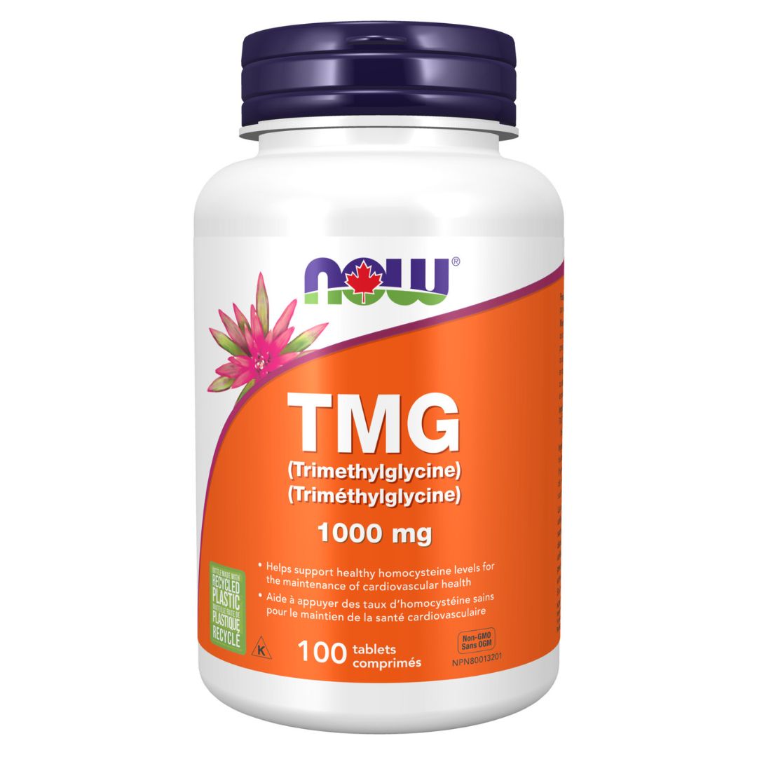 Now Foods TMG 1000mg (60 Tabs) - Lifestyle Markets