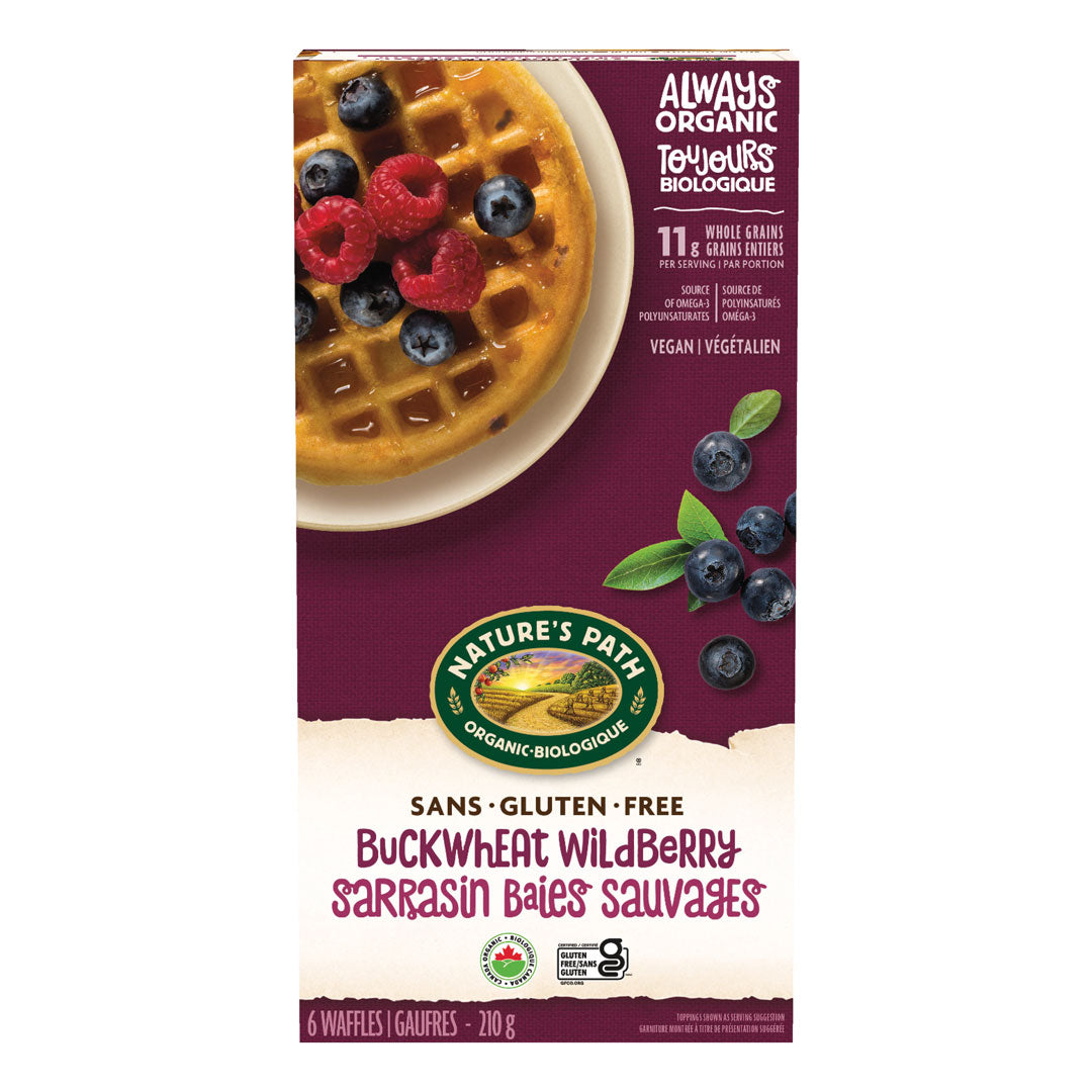 Nature's Path Waffles - Buckwheat Blueberry (210g) - Lifestyle Markets