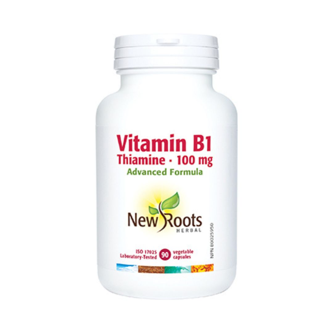 New Roots Vitamin B1 Thiamine (90VCaps) - Lifestyle Markets