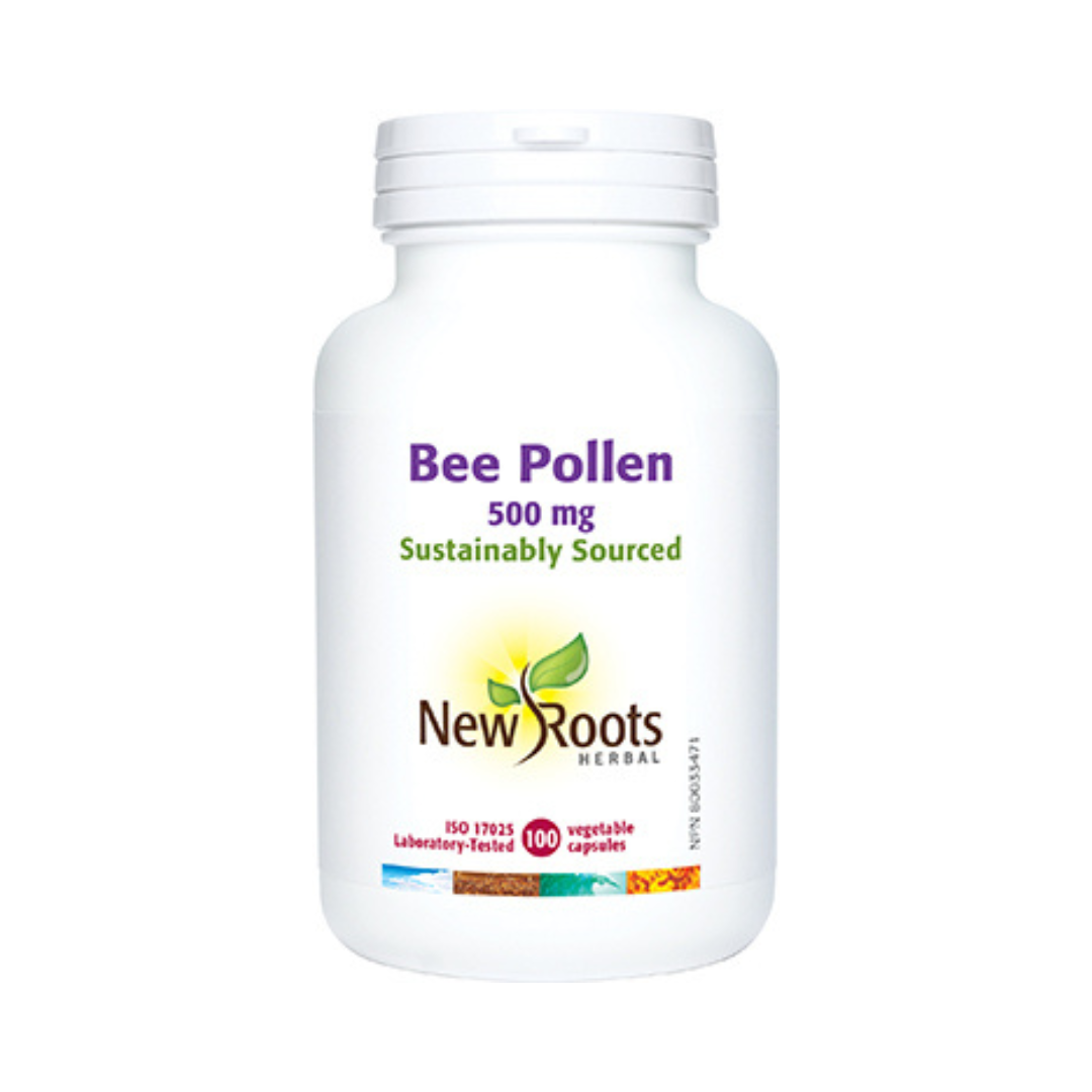 New Roots Bee Pollen 500mg (100 VCaps)
