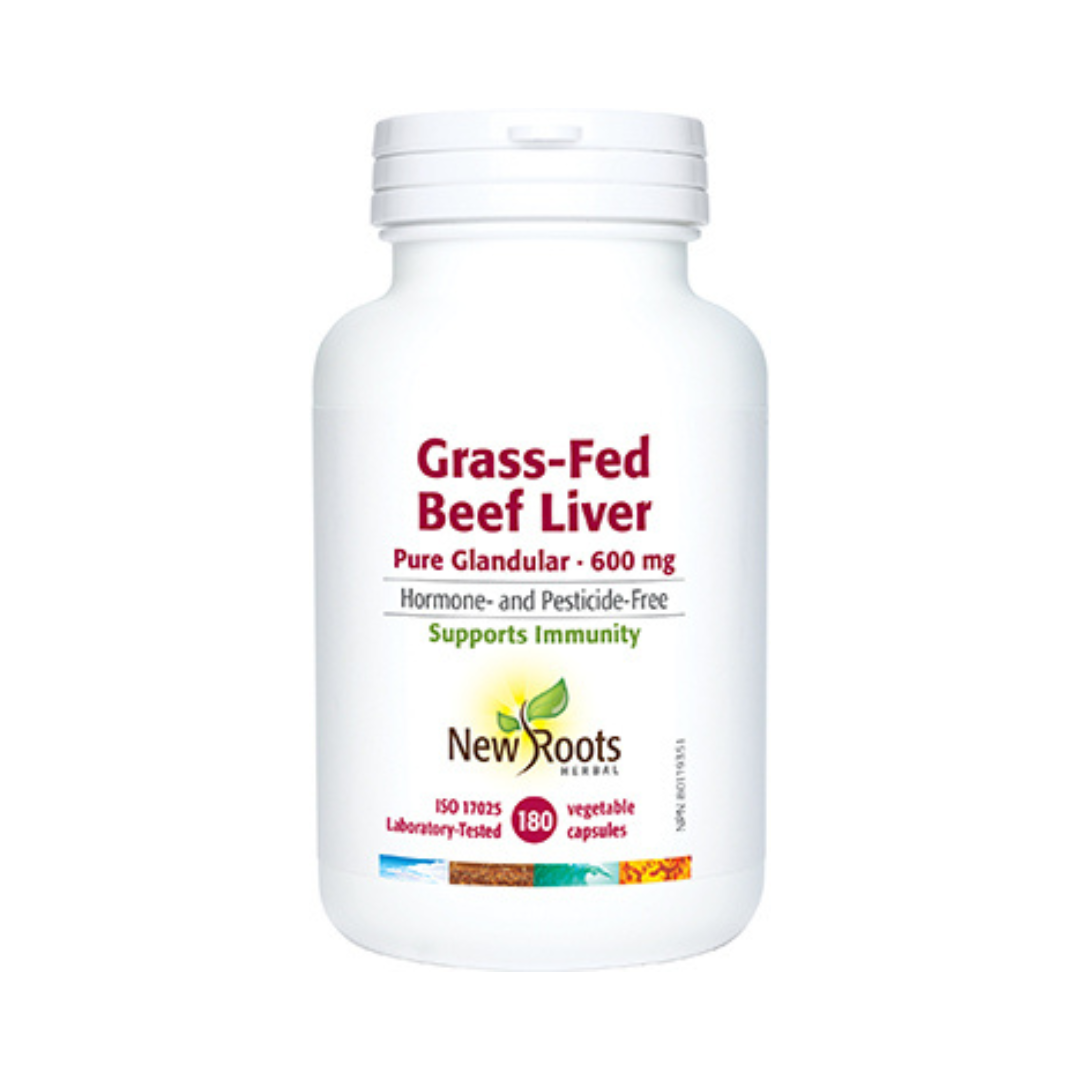 New Roots Grass-Fed Beef Liver (180 VCaps) - Lifestyle Markets