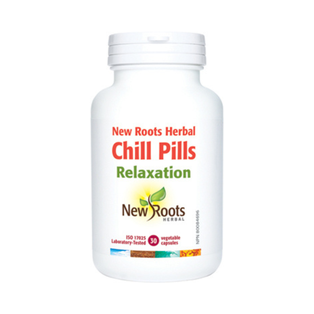 New Roots Chill Pills (30 VCaps) - Lifestyle Markets