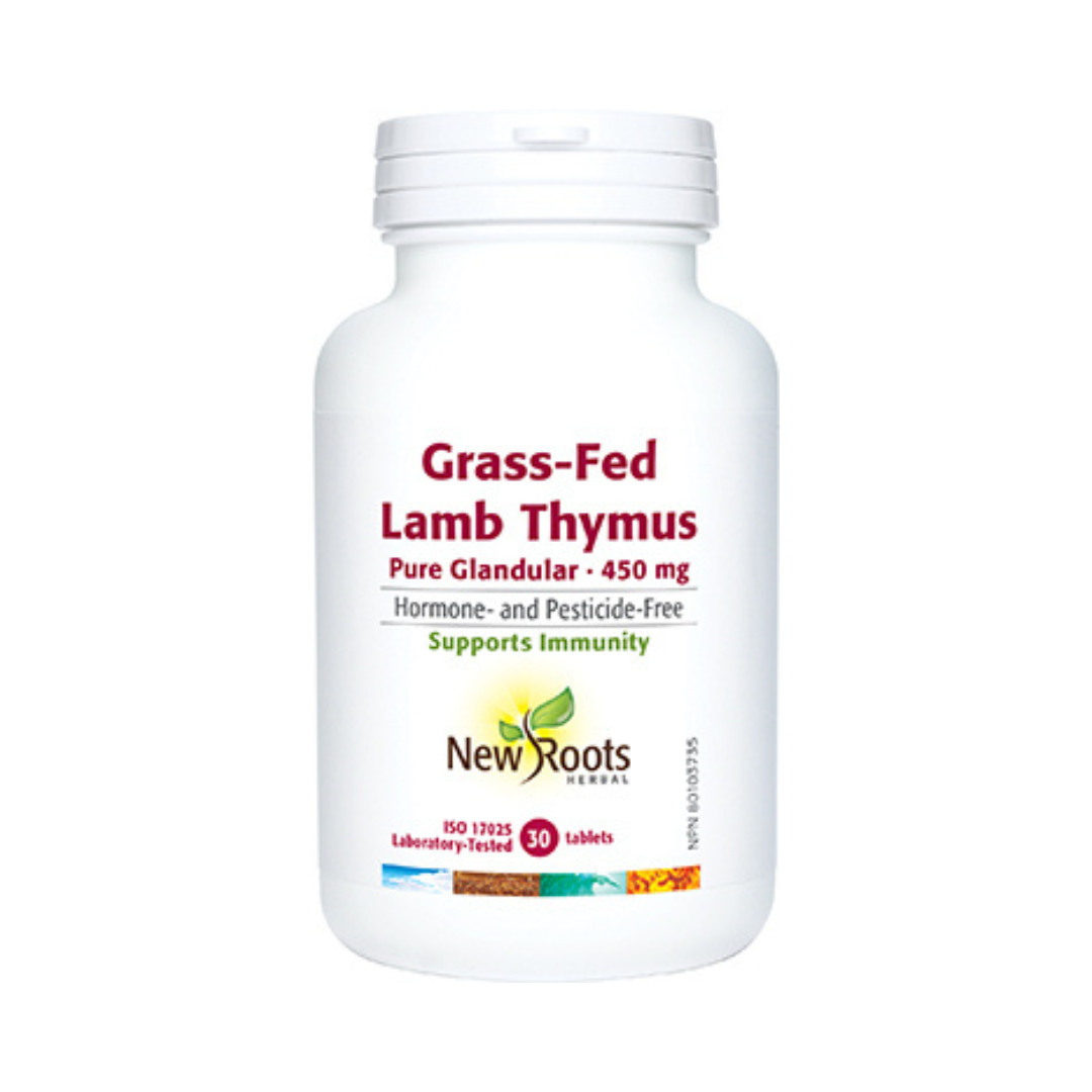New Roots Grass-Fed Lamb Thymus (30 Tabs) - Lifestyle Markets