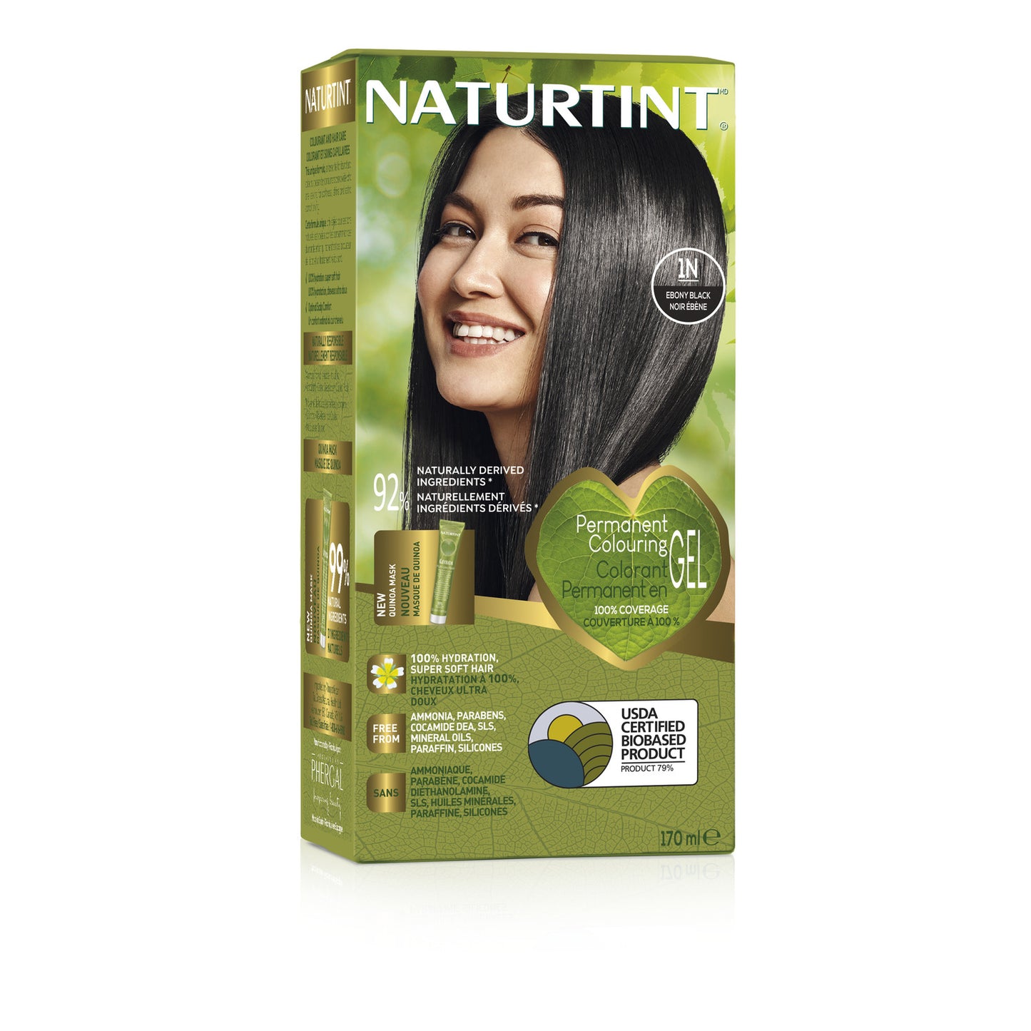 Naturtint 1N Hair Colour (165ml)