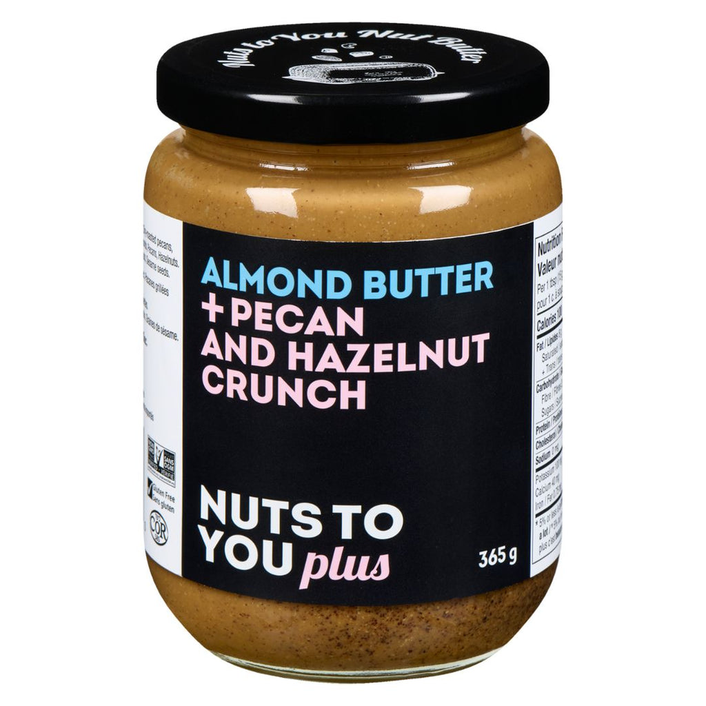 Nuts To You Almond Butter + Pecan and Hazelnut Crunch (365g)