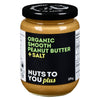 Nuts To You Organic Smooth Peanut Butter + Salt (365g)