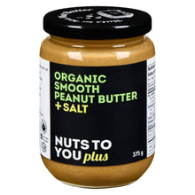 Nuts To You Organic Smooth Peanut Butter + Salt (365g) - Lifestyle Markets