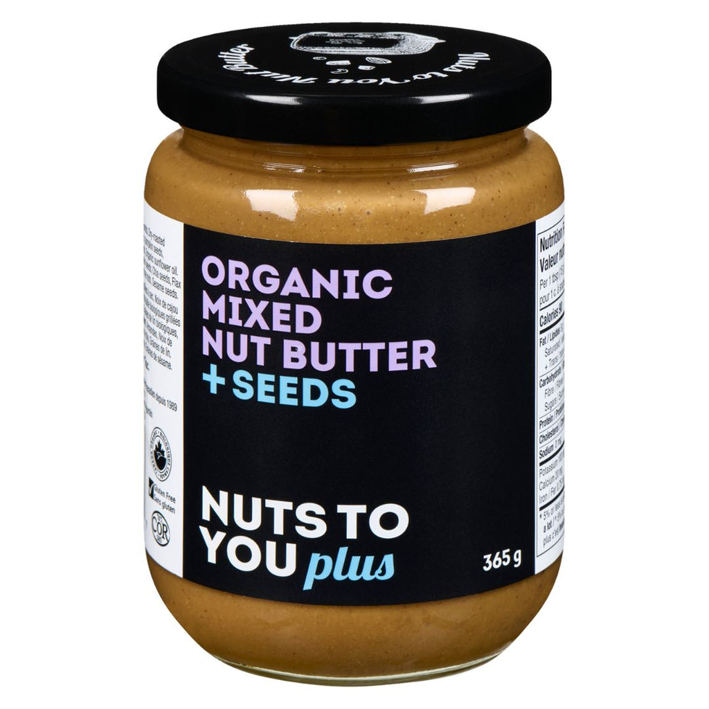 Nuts To You Organic Mixed Nut Butter + Seeds (365g)