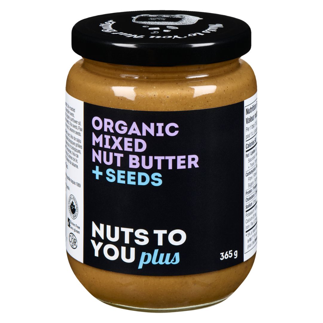 Nuts To You Organic Mixed Nut Butter + Seeds (365g) - Lifestyle Markets
