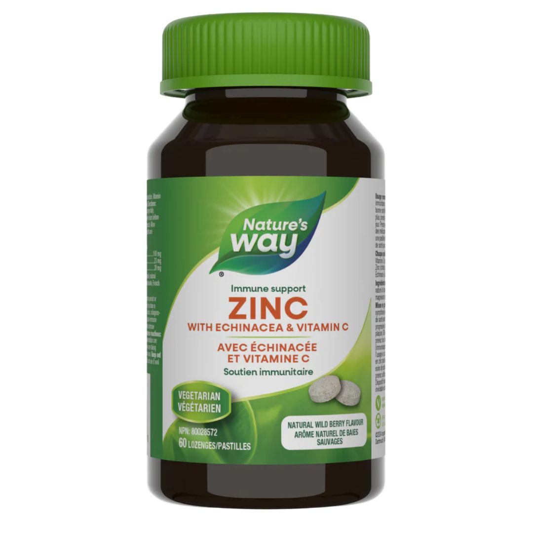 Nature's Way Zinc w Echinacea & Vitamin C Lozenges - Lifestyle Markets