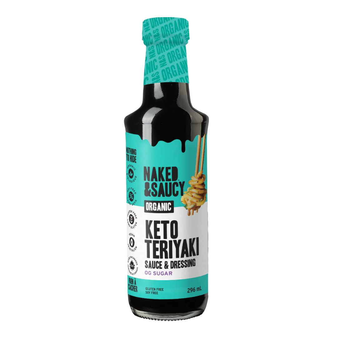 Naked & Saucy Organic Keto Teriyaki Sauce (296 ml) - Lifestyle Markets