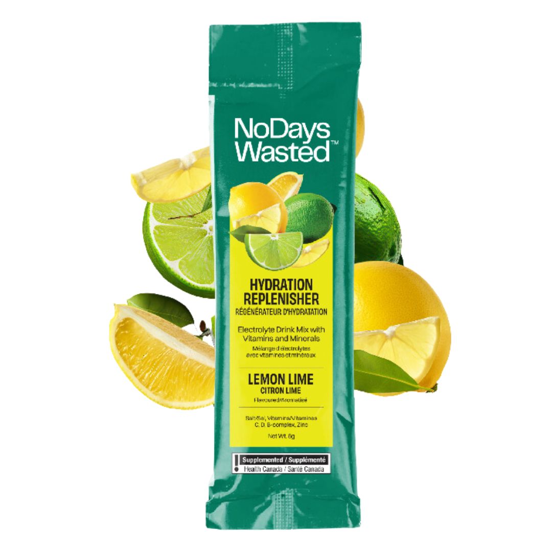 No Days Wasted Hydration Replenisher - Lemon Lime (8g) - Lifestyle Markets