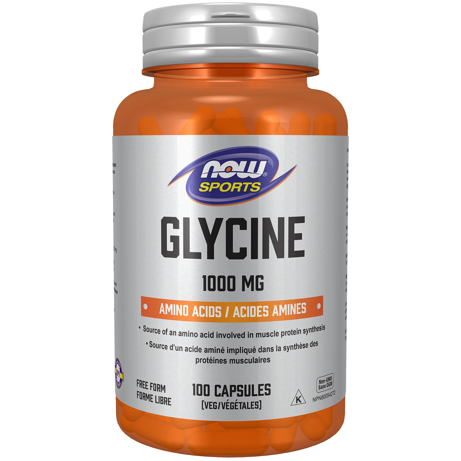 Now Glycine 1,000mg (100 VCaps) - Lifestyle Markets
