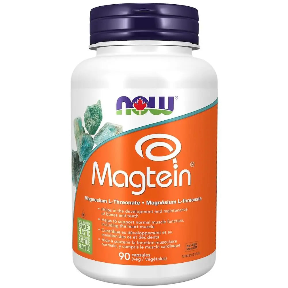 Now Magtein® Magnesium L-Threonate (90 VCaps)
