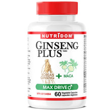Nutridom Ginseng Plus MAX DRIVE (60 VCaps)